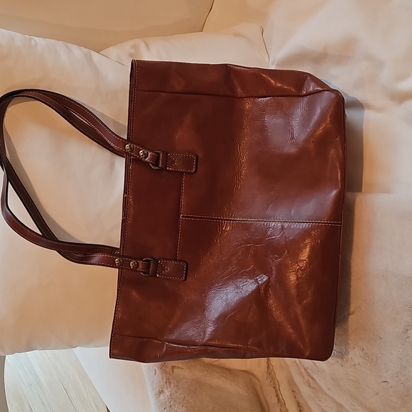 Patricia Nash Solero Tan Leather Tote Bag
